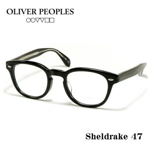 OLIVER PEOPLES �I���o�[�s�[�v���Y SHELDRAKE �V�F���h���C�N ���K�l �T�C�Y 47 �u���b�N