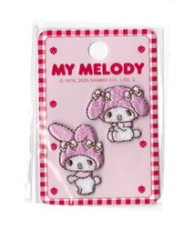 サンリオ　マイメロディ　ミニワッペン《アイロン接着》