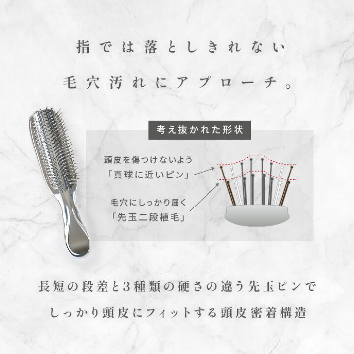 楽天市場】P20倍&15%OFF☆メデュラ スカルプリフトブラシ 2wayタイプ 