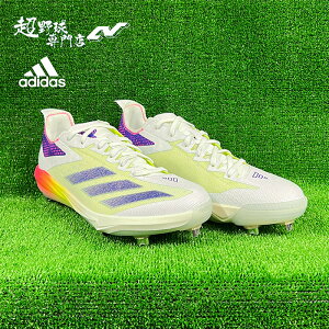 AfB_X 싅 XpCN XpCN AfB[ GNgbN+ [vXs[h x[X{[XpCN Adizero Electric+ Warp Speed Baseball Cleats adidas IG3489
