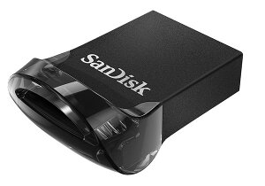 USBメモリー64GBSanDiskサンディスクUltraFitUSB3.1Gen1R:130MB/s超小型設計ブラックパッケージ品送料無料