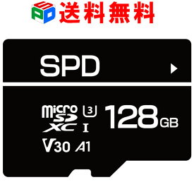 microSDXC 128GB SPD 5年保証 超高速R:100MB/s W:80MB/s U3 V30 4K C10 A1対応 Nintendo Switch/DJI OSMO/GoPro/Insta360動作確認済 送料無料