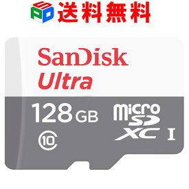 microSDXC 128GB マイクロsdカード microsdカード サンディスク SanDisk UHS-I R:100MB/s U1 Class10 マイクロsdカード Nintendo Switch動作確認済 海外パッケージ 送料無料 SDSQUNR-128G-GN3MN
