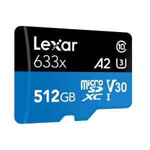 LexarmicroSDXC512GBClass10UHS-IA2U34K対応海外パッケージ【送料無料翌日配達】【3月14日順番出荷】スーパーSALE