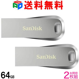 2g USB 64GB USB3.1 Gen1 SanDisk TfBXN Ultra Luxe SfUC R:150MB/s SDCZ74-064G-G46 COpbP[W 