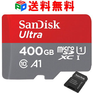microSDXC400GBSanDiskサンディスクUHS-I超高速100MB/sU1FULLHDアプリ最適化RatedA1対応専用SDアダプター付海外向けパッケージ品送料無料