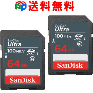 2g SDXC J[h 64GB SDJ[h TfBXN SanDisk Ultra 100MB/S UHS-I class10  SDSDUNR-064G-GN3IN