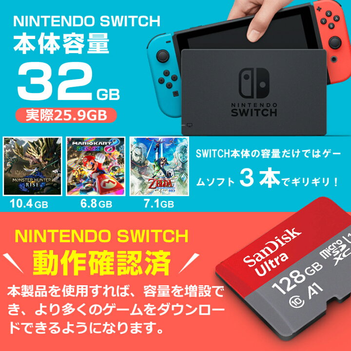 楽天市場】＼連続ランキング1位獲得／microSDXC 128GB R:140MB/s  