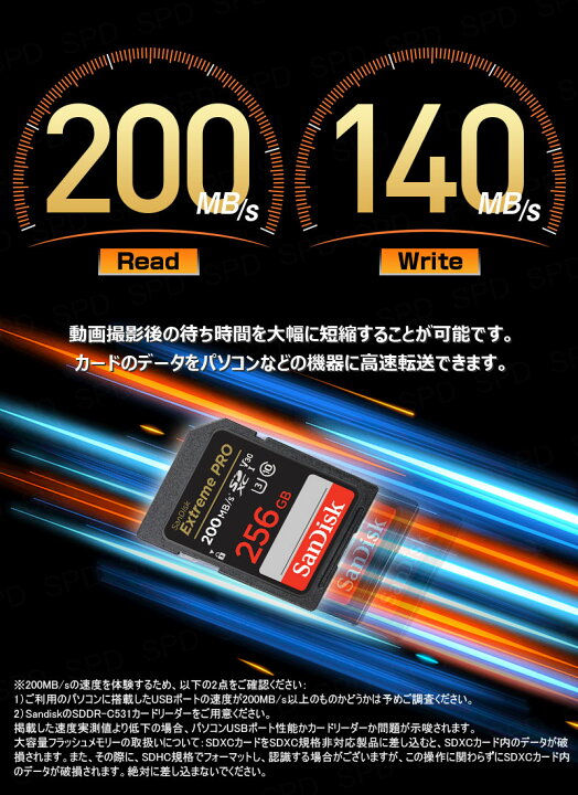 楽天市場】SDXCカード 256G SDカード SanDisk サンディスク【翌日配達 