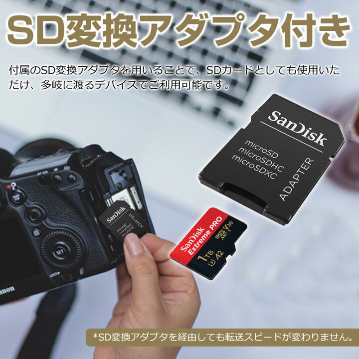 楽天市場】microSDXCカード マイクロsdカード 1TB 翌日配達送料無料  