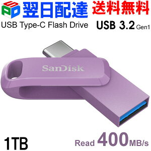 USB 1TB SanDisk TfBXNyzBzUSB3.2 Gen1-A/Type-C RlN^ Ultra Dual Drive Go R:400MB/s ] COpbP[W SDDDC3-1T00-G46L