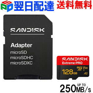 �y10��26����菇���o�ׁz������2���g microSDXC 128GB �}�C�N��sd�J�[�h �T���f�B�X�N Extreme PRO UHS-I U3 V304K A2�Ή� R:250MB/s W:120MB/s �C�O�p�b�P�[�W SD�ϊ��A�_�v�^�[�t�y�����z�B���������zSDSQXCJ-128G