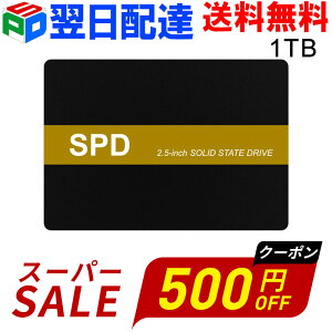 �y�X�[�p�[SALE����I500�~OFF�{P5�{�zSPD SSD 1TB ���S�E�y�ʃA���~��➑� ���� 2.5�C���` 7mm SATAIII 6Gb/s 550MB/s 3D NAND�t���b�V������ �f�X�N�g�b�v�p�\�R�� �m�[�g�p�\�R�� PS4���؍ς� �D�ꂽ���M��