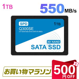 �y���������}���\������I500�~OFF�z�_�A�������L���O1�ʊl���^SPD SSD 1TB�y5�N�ۏ؁E�����z�B���������z���� 2.5�C���` 7mm SATAIII 6Gb/s 550MB/s 3D NAND�̗p �f�X�N�g�b�v�p�\�R�� �m�[�g�p�\�R�� PS4