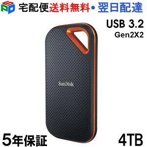 |[^uSSD 4TB Extreme PRO SSD OtSSD SanDisk TfBXNSSD USB 3.2 Gen 2x2 ő2000MB/s COpbP[W 5Nۏ z֑ SDSSDE81-4T00-G25