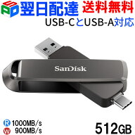 ポータブルSSD 512GB 外付SSD SanDisk サンディスクSSD スリム デュアル ドライブ R:1000MB/s W:900MB/s …