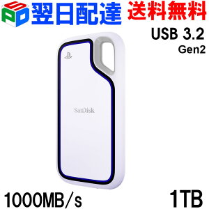 |[^uSSD 1TB OtSSD SanDisk TfBXNSSD USB3.2 Gen2 R:1000MB/s COpbP[W y5Nۏ؁z z֑ SDSSDE62P-1T00-G25