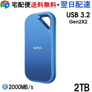 |[^u SSD 2TB OtSSD SanDisk TfBXNCreator Pro USB 3.2 Gen 2x2 ő2000MB/s SDSSDE81C-2T00-G25 5Nۏ COpbP[W z֑