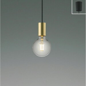 コイズミ照明LEDペンダントライト白熱球40W相当 非調光 引掛シーリング しんちゅう古美色メッキヘアライン2700K 電球色:AP57357