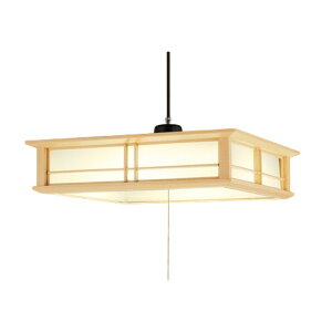 オーデリック LEDペンダントライト 和風 調光 調色 Bluetooth 紐スイッチ付 引掛シーリング取付 白木色 電球色〜昼光色 〜12畳:OP252969BR 〜8畳:OP252970BR