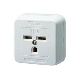 東芝ライテック 配線器具 2P接地付30A露出コンセント IHクッキングヒーター用露出コンセント DC2102E(W)