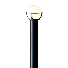 東芝ライテック エクステリア LEDガーデンライト ランプ別売 LED一般電球形 E26(指定ランプ) 白熱灯40W～60W相当 ロングポール ブラック 灯具:LEDG88911+ポール:LPD81010(K)
