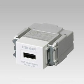 東芝ライテック E'S配線器具 USB給電用コンセント 1ポート ニューホワイト色 NDG8731
