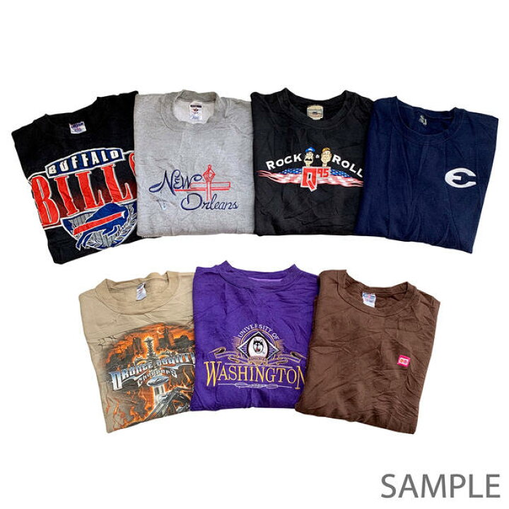 楽天市場】アメリカ古着 スウェットシャツ トレーナー プリント 無地 5  