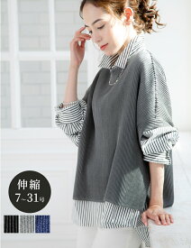 【2点3000円OFFクーポン 3/31まで】スペッチオ アンサンブル レディース セットアップ 40代 50代 シニア ニット きれいめ フォーマル カジュアル レディースセットアップ 半袖 プルオーバー ニットベスト シャツ セット 長袖 ブラウス シャトルプリーツ