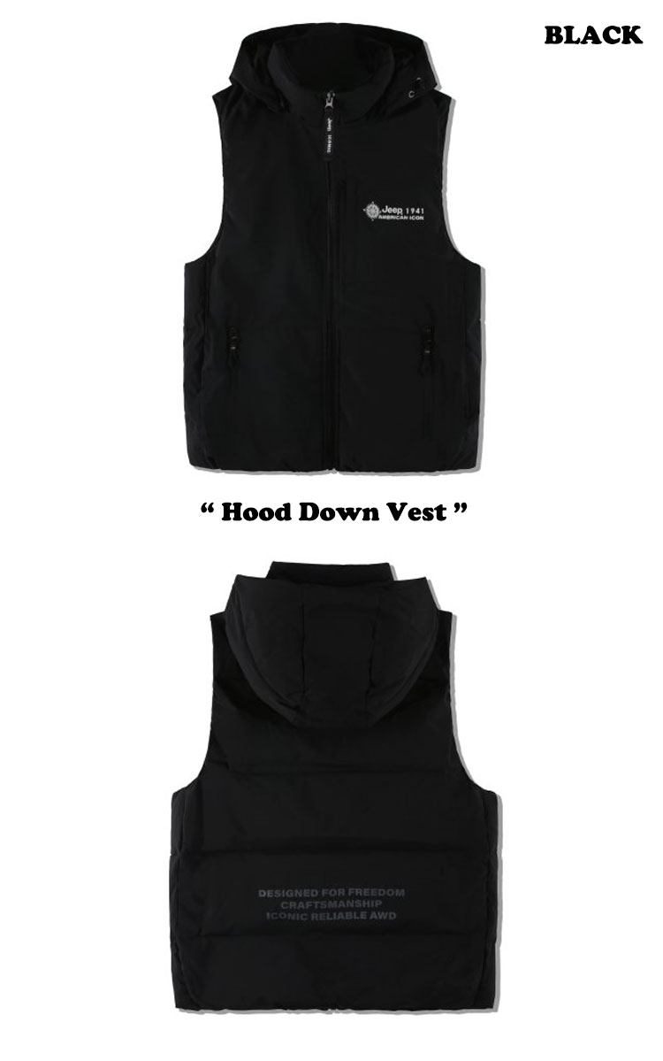 楽天市場】ジープ ベスト Jeep メンズ レディース Hood Down Vest