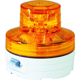 TR 日動 電池式LED回転灯ニコUFO 常時点灯タイプ 黄