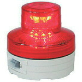 TR 日動 電池式LED回転灯ニコUFO 夜間自動点灯タイプ 赤