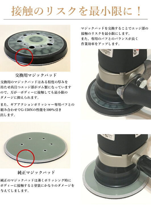 楽天市場】交換用マジックパットセット コンパクトツール G-150N 専用 