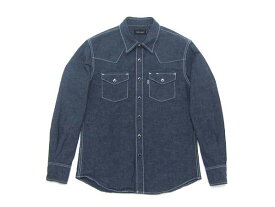 セルビッチ付 CHAMBRAY WESTERN SHIRT（セルビッチ付シャンブレーウエスタンシャツ） ダンガリーシャツロックマウントrock mounthbarcwranglerラングラーleelevi'sリーバイス赤耳付きワークデニムシャツアメカジ古着アメリカusa50s60s70s