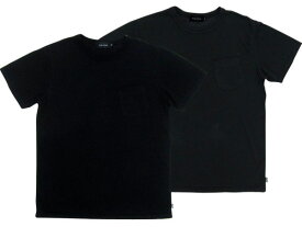 30's DESIGN POCKET T-shirt 2pc SET（30sデザインポケットTシャツ2枚組）BLACK/CHARCOAL 日本製国産黒ブラックチャコールグレー胸ポケtee2枚セット古着ストリートアメカジュアルバイカーファッションバイクウェア