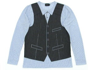 yli܂z܂G xXg L/S T-shirtixGgvCitrompe-l'oeijxXgOX[uTVcjBLUE STRIPES × GRAY WtŃRXvߑ񎟉