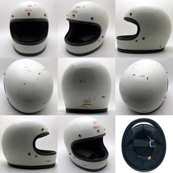 楽天市場】BELL STAR 120 WHITE 58cm 【海外直輸入中古品】フル 
