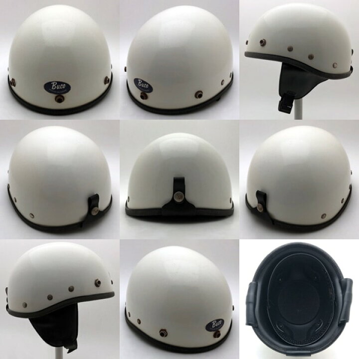 楽天市場】BUCO BANTAM WHITE 【海外直輸入中古品】ハーフヘルメット 