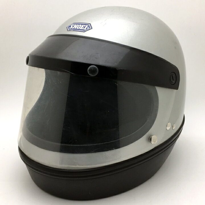 楽天市場】純正シールド付 SHOEI S-27 SILVER 56cm 【海外直輸入中古品 