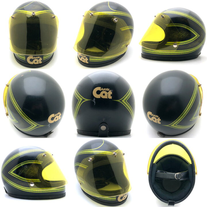 楽天市場】シールド付 ARCTIC CAT SNAKE BLACK × YELLOW 60cm 【海外直 