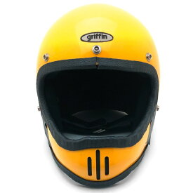 GRIFFIN A.T.V. YELLOW 59cm 【海外直輸入中古品】フルフェイスヘルメット オフロード モトクロス vmx ダートトラッカー トレール スクランブラー エンデューロ グリフィン イエロー 黄色 M～Lサイズ
