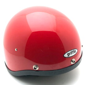 Dead Stock 新品 箱付 GRIFFIN HALF HELMET RED 56cm 【海外直輸入新古品】デッドストック未使用品nosハーフヘルメット半キャップ半帽半ヘルグリフィンレッド赤色Sサイズ