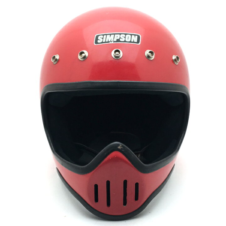楽天市場】SIMPSON M50 RED 61cm 【海外直輸入中古品】フルフェイス 