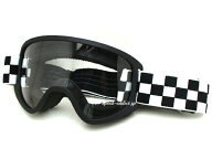 Biltwell MOTO 2.0 GOGGLE(ビルトウェルモト2.0ゴーグル)Checkers チェッカーフラッグchecker flag白黒市…