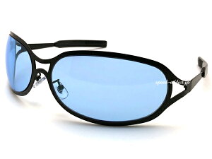 METAL OVAL SUNGLASSi^I[oTOXjBLACK × LIGHT BLUE }bgubNt[   u[Y J[Y I[ot[ ȉ~ lenny kravitz j[Nrbc x japan hide