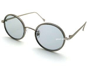 INNER RIM ROUND SUNGLASSiCi[EhTOXjSILVER/CLEAR GRAY × LIGHT SMOKE }bgVo[NAt[X[NY{Xg50NtXt`NVbNANZT