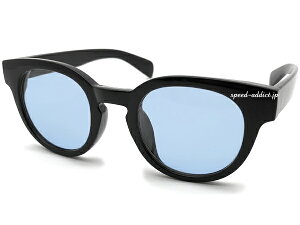 ANTI-FOG KEYHOLE BRIDGE BOSTON SUNGLASSiA`tHOL[z[ubW{XgTOXjBLACK × LIGHT BLUE Ԃ Cgu[ u[Y ܂~ h NVbN g X|[c W[