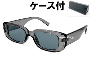 CHICANO SQUARE NARROW SUNGLASSi`J[mXNGAi[TOXjCLEAR GRAY × LIGHT SMOKE + KlP[X BLACK NAO[CgX[Nlp[N^CvXg[gJ`[XP[^[_X