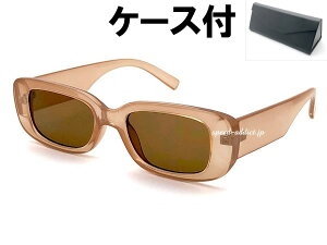CHICANO SQUARE NARROW SUNGLASSi`J[mXNGAi[TOXjCLEAR BEIGE × BROWN + KlP[X BLACK NAx[WuEJ[Y[N^Cvn[hRAMOpNXg[gn