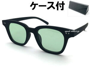 POLARIZED WELLINGTON RUBBER FRAME SUNGLASSiΌEFgo[t[TOXjBLACK × LIGHT GREEN + KlP[X BLACK }bgubN J[Y ΌY ዾ JWA A
